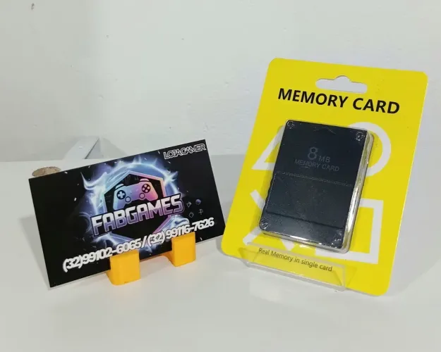Memória card 8MB para PS2. NOVO. Aqui na LOJA FABGAMES 