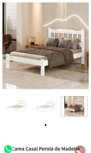 Cama de Casal pérola