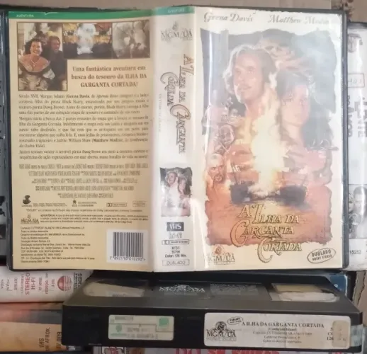 VHS Dublado A Ilha Da Garganta Cortada
