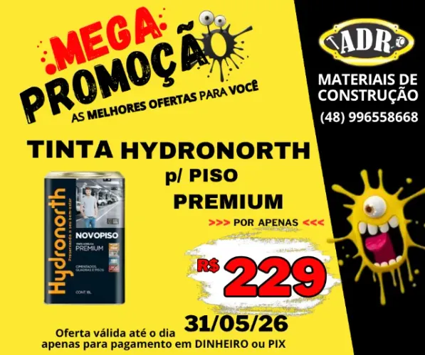 Tinta Para Piso Hydronorth Premium 18L. 