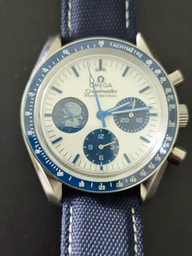Relógio Omega Speedmaster Snoopy - Super clone. Terra e Snoopy se movem!!