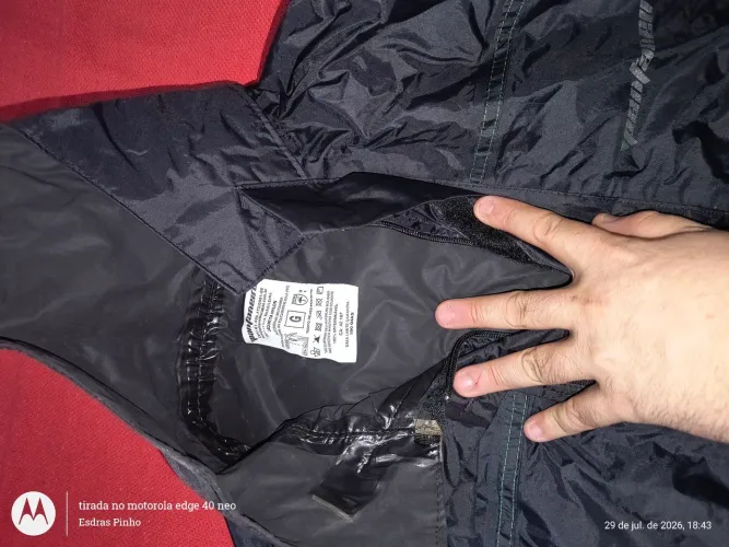 Venda de capa de chuva para motociclista marca pantaneiro