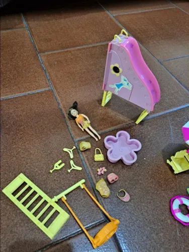 polly pocket fashion pool escorregador