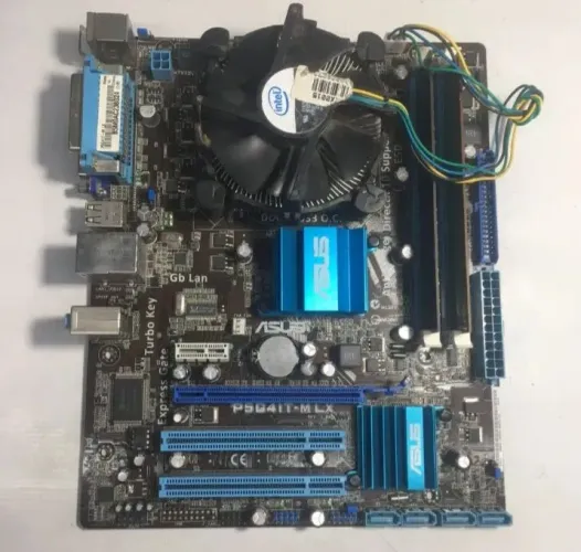 Kit intel dual core lga 775 Asus completo