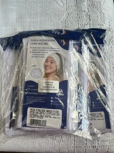 faixa de toalha para o rosto