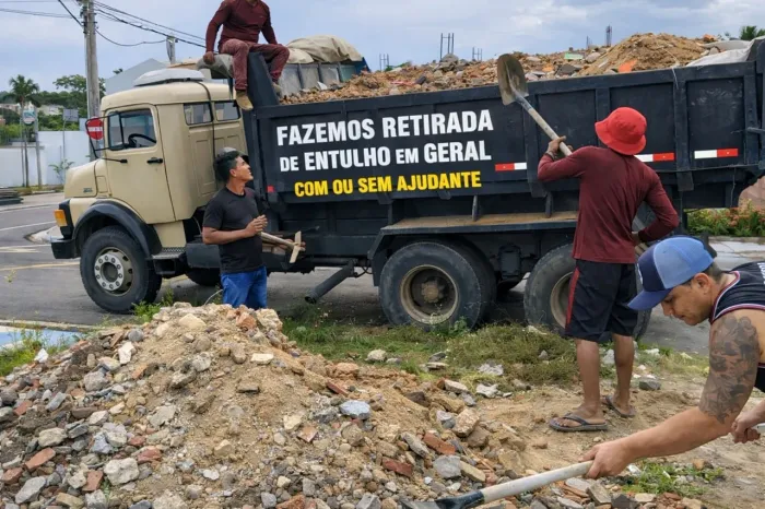 Caçamba para coleta de entulho