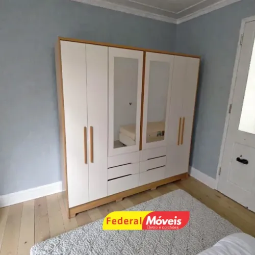 Guarda Roupa Com Espelho - Mega Oferta!