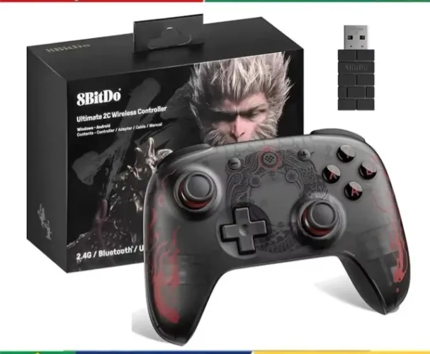 8bitdo Ultimate 2C - Black Myth: Wukong - Controle Bluetooth / Wireless - Lacrado