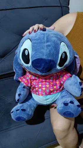 Pelúcia  lilo Stitch de roupinha tamanho 45cm