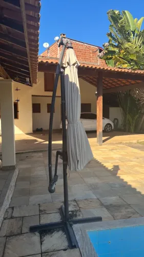 Ombrelone UV com base para fixação