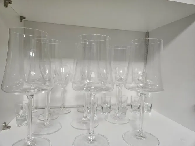 Taças para vinho tinto em cristal Bohemia 450 ml