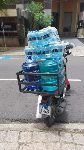 Vaga para entregador de água - Moto