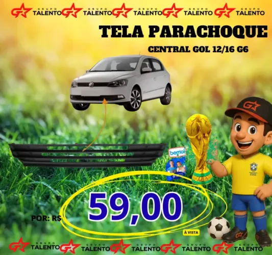 TELA PARACHOQUE CENTRAL GOL
