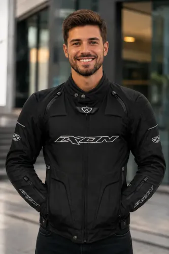 Jaqueta Moto Ixon Oxygene Europeia M Impermeável Com Proteções Estado de Nova