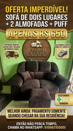 Sofá preto