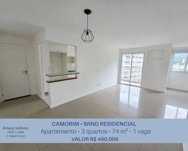 Wind Residencial - Apartamento 3 quartos 74 m² | Camorim