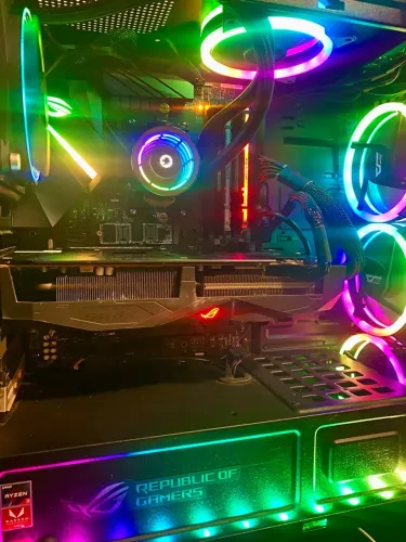 Placa de vídeo AMD Asus ROG Strix Radeon RX 5500 Series RX 5500 XT OC Edition 8GB