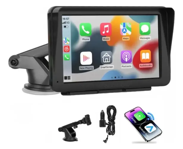 Multimídia Portátil com Carplay