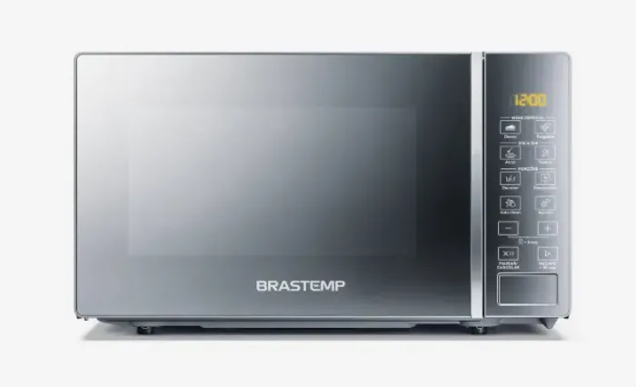 OPORTUNIDADE - NOVÍSSIMO - Micro-ondas Brastemp 20 Litros Cor Inox Espelhado