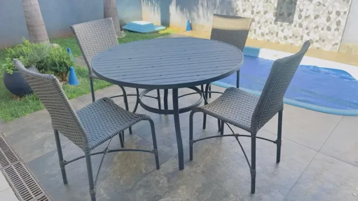 Jogo de mesa ripada - Área Externa MORELLI