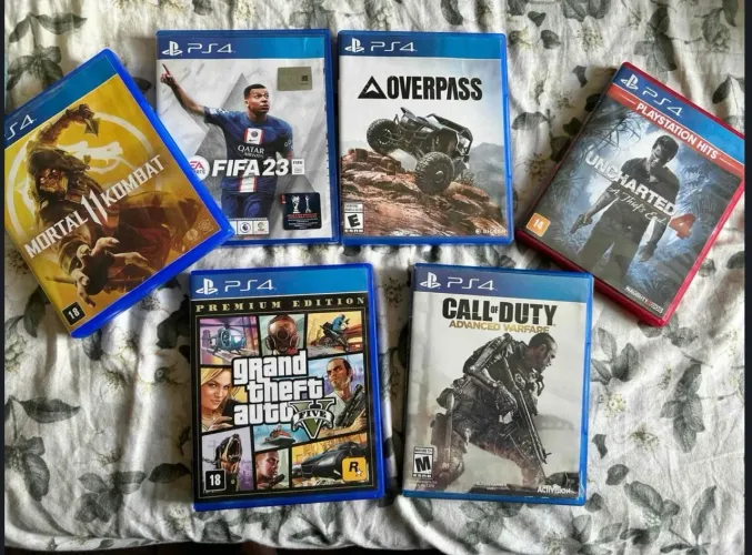 LOTE COM 6 JOGOS ORIGINAIS PS4 ? IMPERDÍVEL
