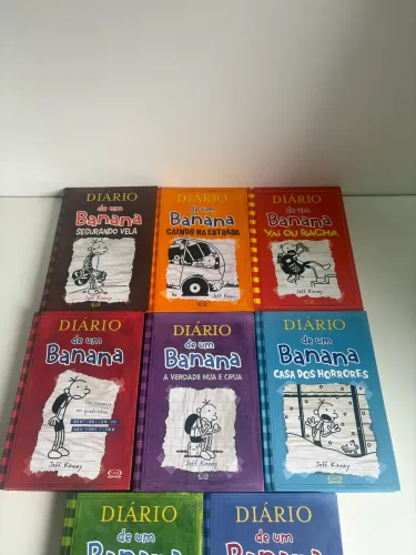 8 livros Diário de um Banana