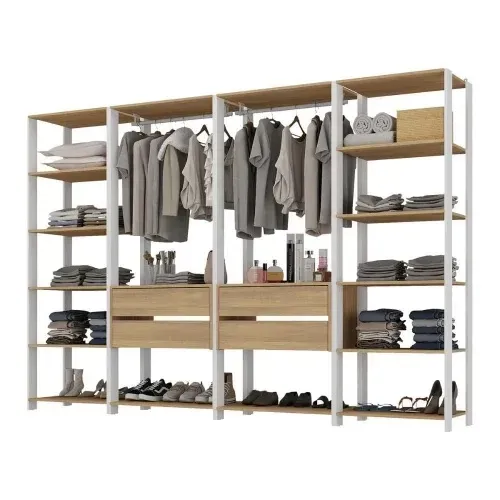 Closet armário aberto modulado 2,70m