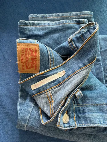 Calça da levis original cintura alta feminina