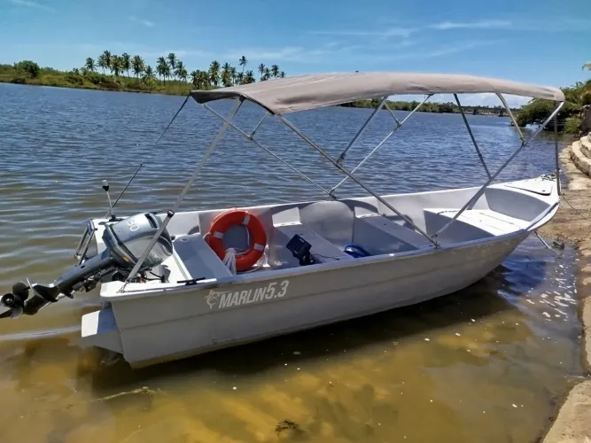 Barco Marlin 5.3 com Carretinha rodoviária galvanizada