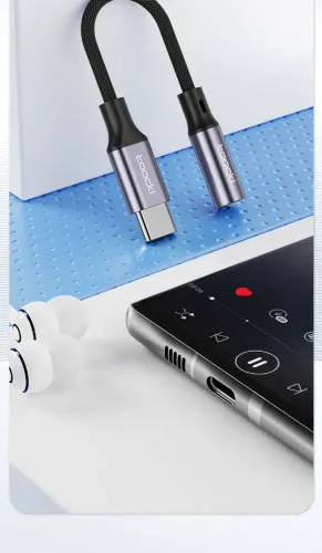 Adaptador de áudio Tipo C para 3,5mm Toocki