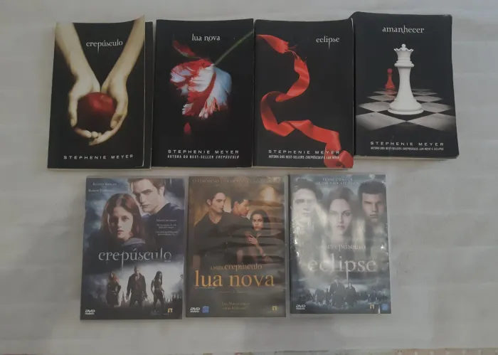 Livros e DVD Crepúsculo original