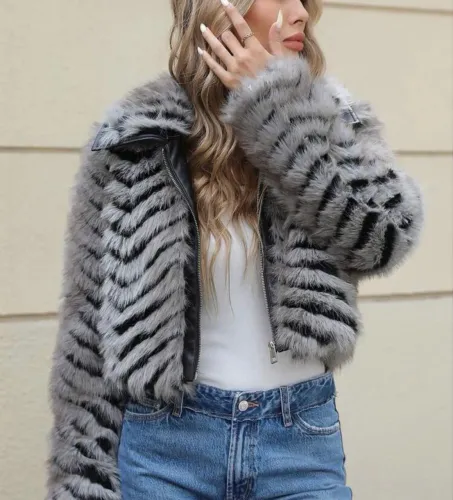 Casaco de pelo jaqueta P