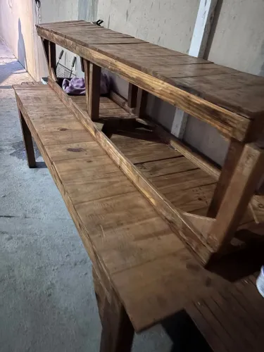 Mesa madeira até 10 lugares