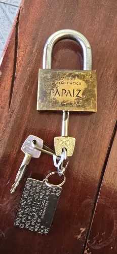 Cadeado 70 maciço 70 pinos