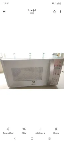 Microondas eletrolux