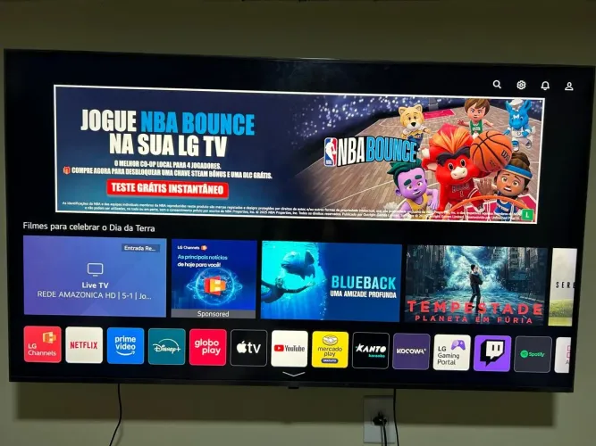 TV LG 55 POLEGADAS E ACESSÓRIOS 