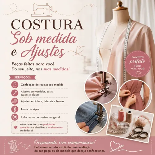 Serviços de costura