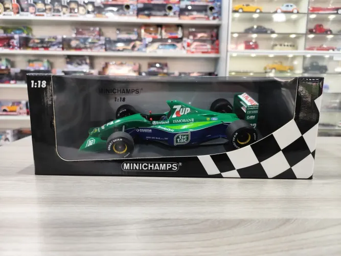 Miniatura F1 Jordan 191 1991 7Up Minichamps 1:18 - Schumacher