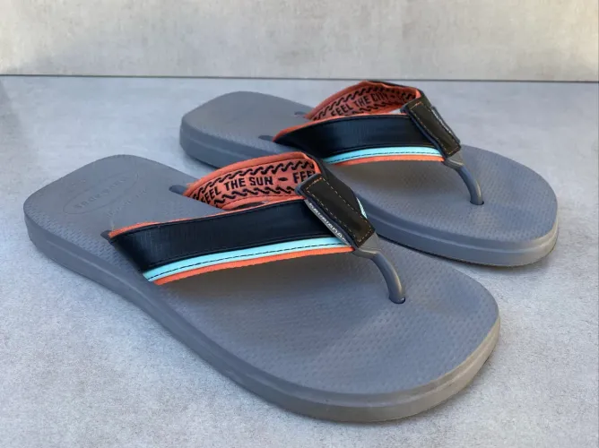 Chinelo Havaianas Cinza Masculino Original - 39/40