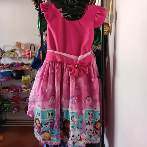 Vestido Infantil da Casa Mágica da Gabi