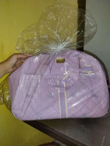Mala Maternidade + Mochila de Bebê Lilás ? NOVAS! ?
