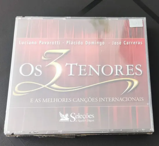 Box 4 CDs Os 3 Tenores - Raridade (Lacrado de Fábrica)