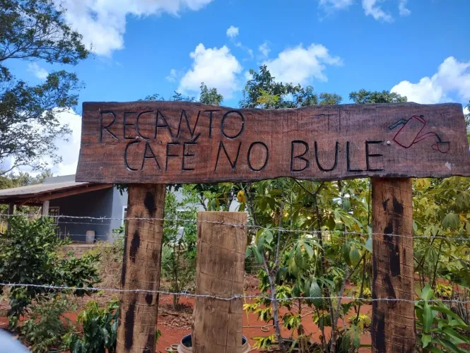 Chacara recanto café no bule