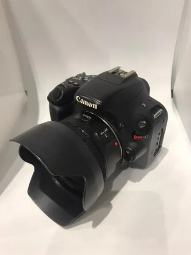 Camera Canon SL2 + Lente 18-55mm