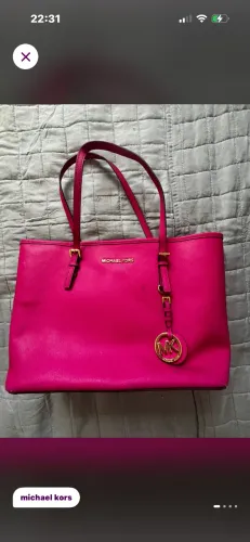 Bolsa Michael Kors Jet Travel Pink Original