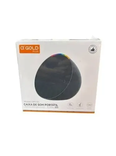 Caixa de Som Portátil A'Gold SM-53 (Nova)