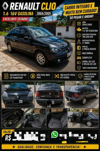 Renault Clio RN/ Expression 1.6 16V 5P 2004