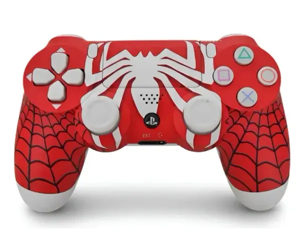 Controle Sem Fio Compatível Com Ps4 Dualshock - Spider Man