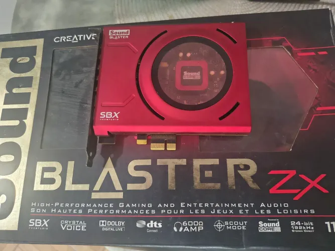 Placa de som Sound Blaster Zx