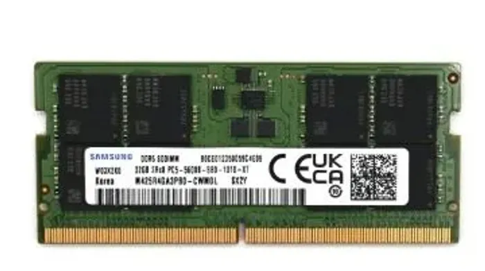 Memória Ram Samsung 32GB DDR5 5600MHz SODIMM Seminova (Loja Física)